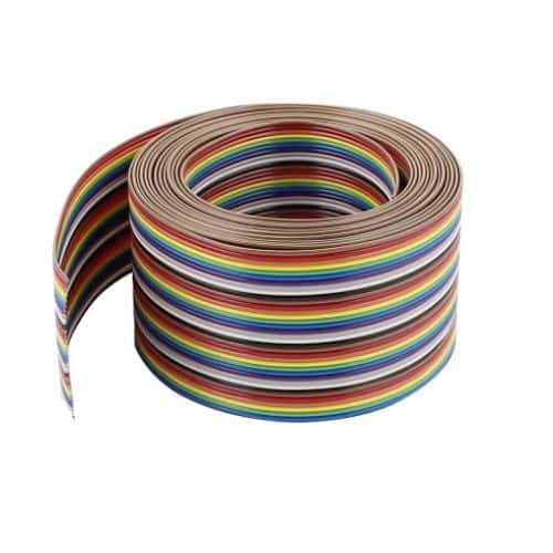 کابل فلت 40 رشته رنگی